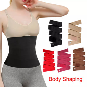 Waist Trainer Shaperwear Belt Elastic Women Slimming Tummy Wrap Resistance Bands Cincher Body Shaper Fajas Control Strap 3/4/5M